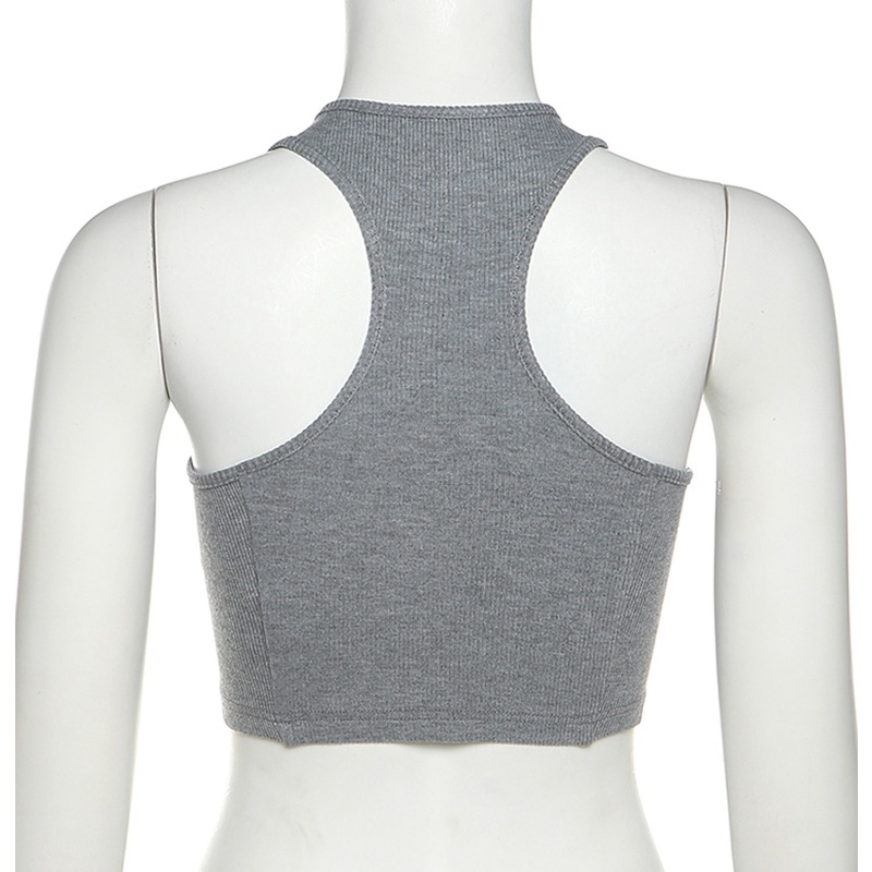 Áo Tank Top Thể Thao Cổ Tròn In Chữ Thời Trang Cho Nữ | BigBuy360 - bigbuy360.vn