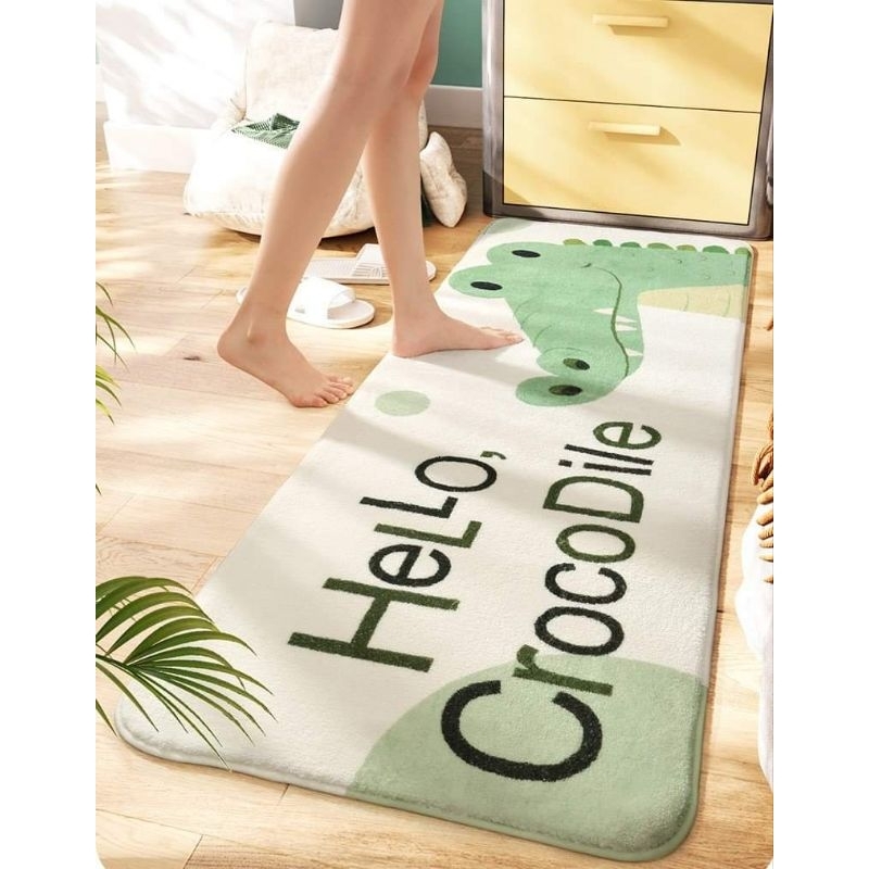 Thảm lông cừu thảm Decor siêu xinh đế dệt cao cấp chống trơn trượt kích thước 50*120