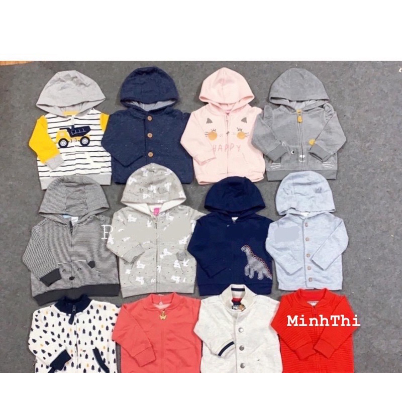 Áo khoát bé gái trai từ 3 m đến 24 m