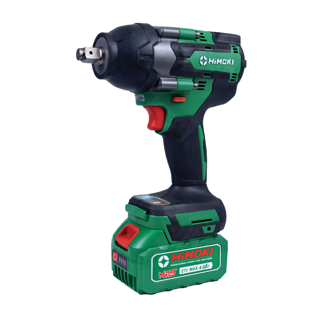 Máy siết bulong Himoki HM-IW650N Không Chổi Than - Vặn Mở Siết Bulong Ô tô - Có Búa- Lõi Đồng- Bảo hành 12T