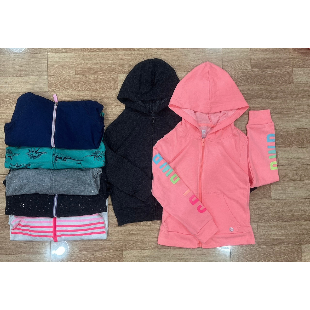 Áo khoác bé trai bé gái VNXK, xuất dư chất da cá và nỉ mỏng ( size 15-30 ký)