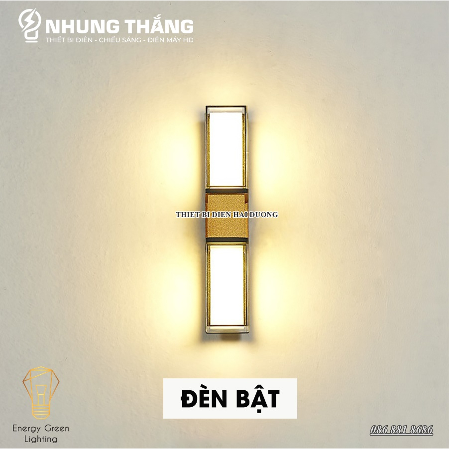Đèn Hắt Tường Chống Nước DT-3270 - Thân Nhôm - Ánh Sáng Vàng - Chip Led Siêu Sáng - Bảo Hành 12 Tháng