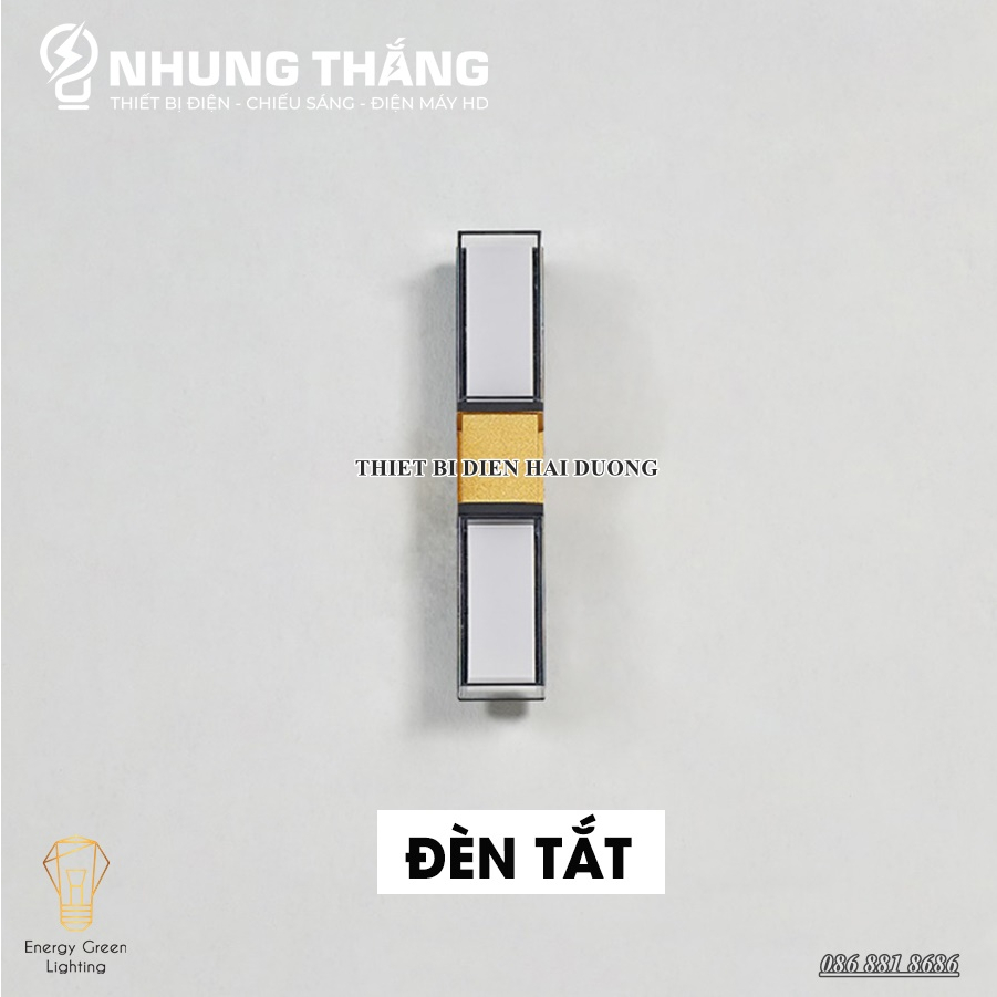 Đèn Hắt Tường Chống Nước DT-3270 - Thân Nhôm - Ánh Sáng Vàng - Chip Led Siêu Sáng - Bảo Hành 12 Tháng