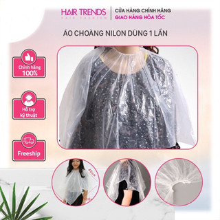 Áo Choàng Nilon Hỗ Trợ Nhuộm Tóc-Hấp Tóc-Làm Hoá Chất Dùng 1 Lần Siêu Tiện Lợi