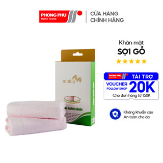 Khăn Tay, Khăn Mặt Thương Hiệu Mollis Cotton-Modal FM9Z HM9Z Kháng Khuẩn