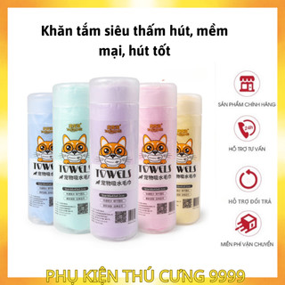 Khăn tắm cho chó mèo - Thấm nước tốt