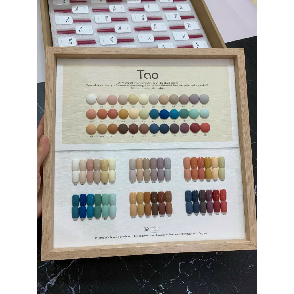 Set sơn Gel 36 màu TREND- tặng kèm bảng màu gỗ siêu đẹp