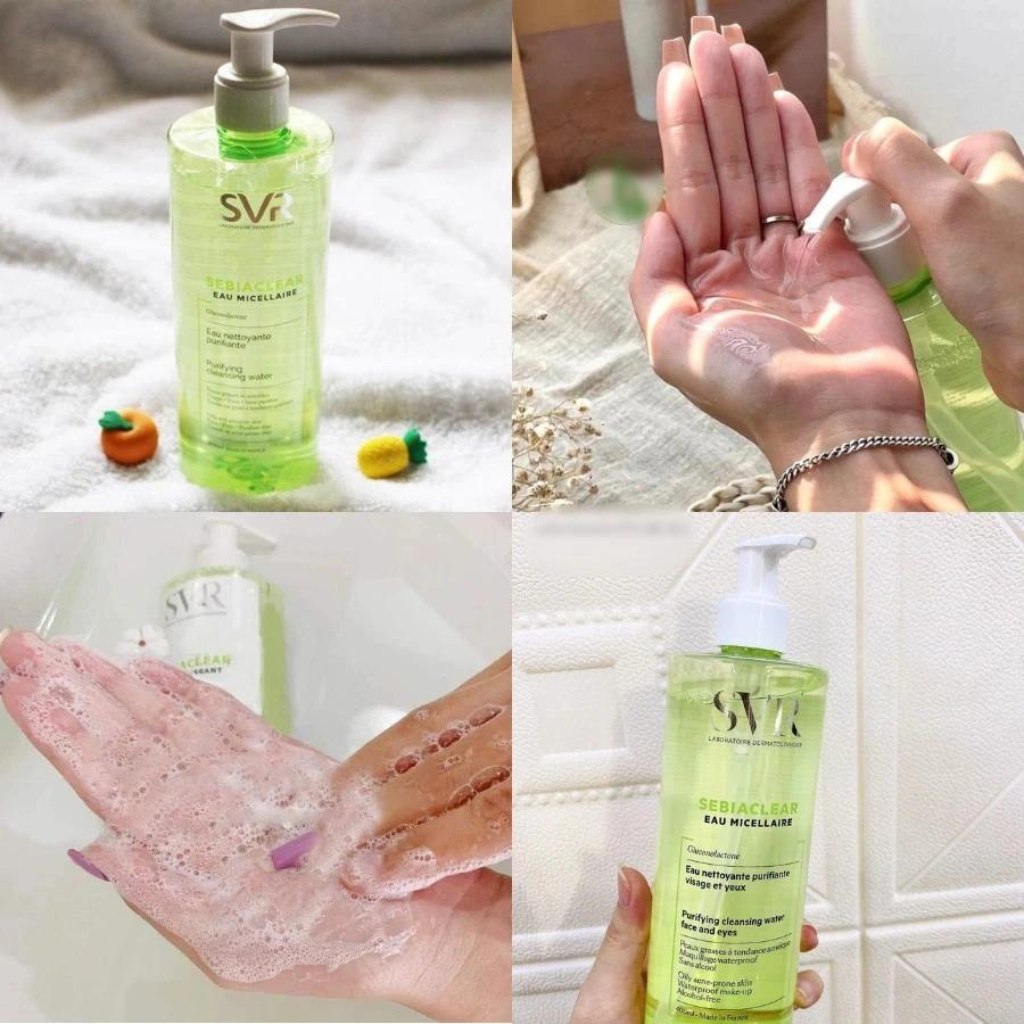 Sữa Rửa Mặt SVR Cho Da Dầu Mụn - SVR Sebiaclear Gel Moussant 200ml,400ml Loại Bỏ Tế Bào Da Chết | BigBuy360 - bigbuy360.vn