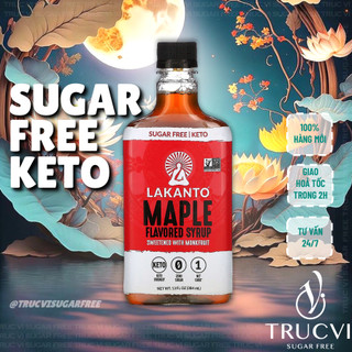 Syrup Lá phong(Maple) không đường ít calo Lakanto(Keto, Eat Clean, Lowcarb, Tiểu đường)