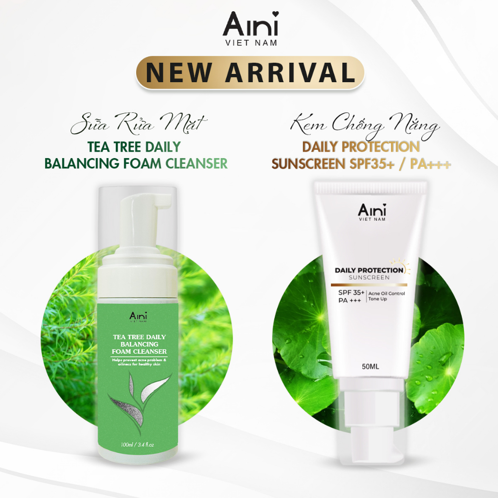Kem chống nắng nâng tông khô thoáng dành cho body Aini Daily Protection Sunscreen SPF35+/PA+++
