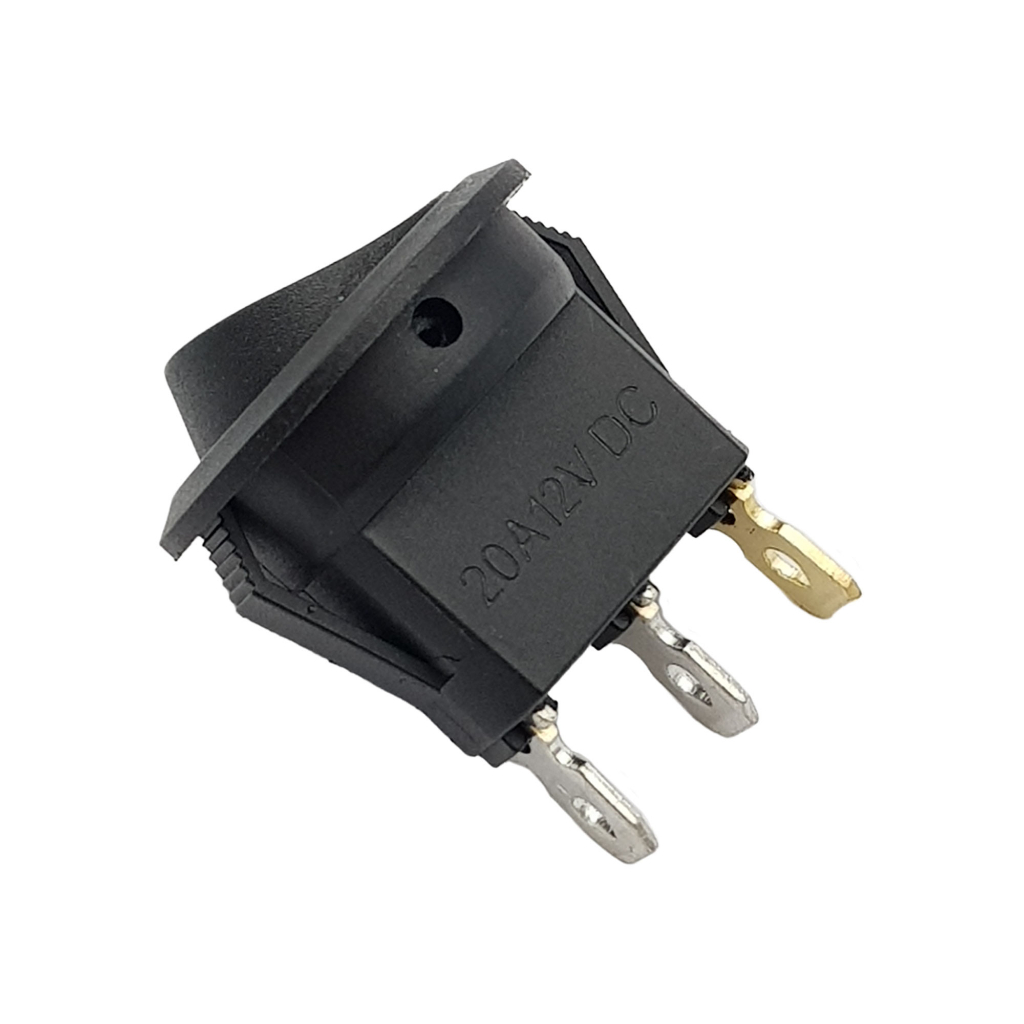 Công tắc bập bênh tròn có đèn KCD1