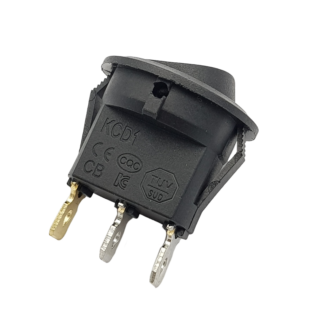 Công tắc bập bênh tròn có đèn KCD1