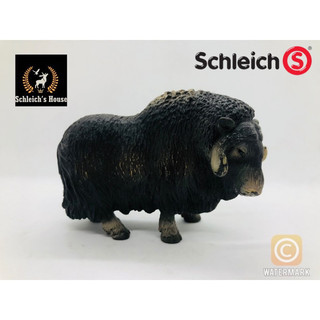 Mô hình động vật , đồ chơi con vật Schleich chính hãng Bò xạ hương ( Musk Ox ) 14332 - Schleich House