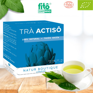 Trà Thảo Dược Actiso Mát gan, Lợi tiểu, Giải độc, 20 túi lọc