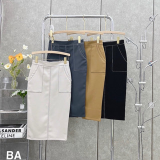 Chân váy bút chì chỉ nổi