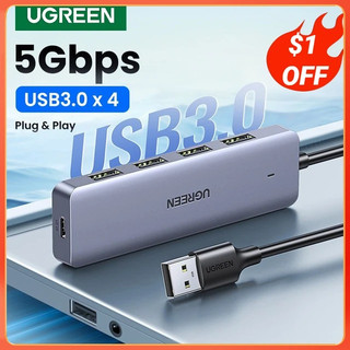 Bộ chia USB Ugreen 50985 Hub USB 3.0 sang 4 cổng USB + 1 micro USB