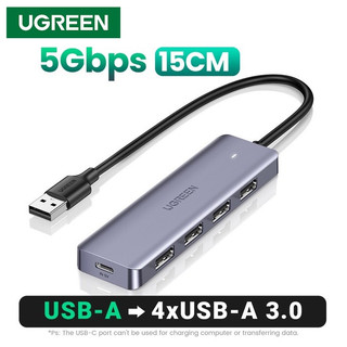 Bộ chia usb ugreen 50985 hub usb 3.0 sang 4 cổng usb + 1 micro usb