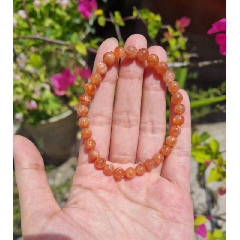 Vòng Golden Sunstone 7mm