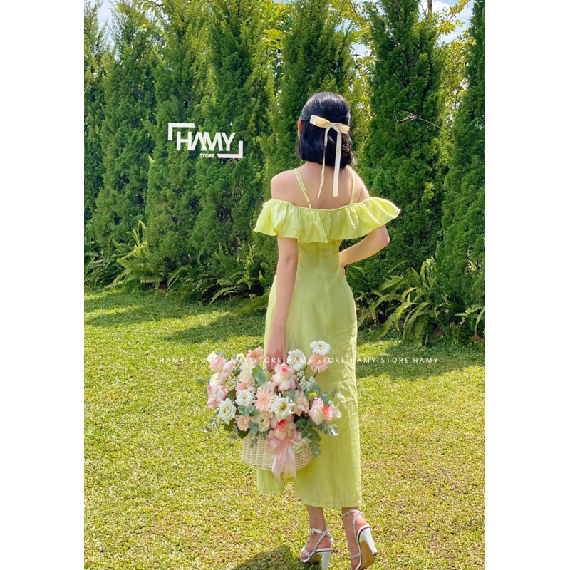 Đầm Dây Hoa Hồng BV