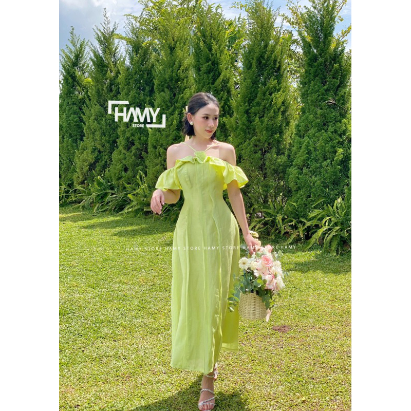 Đầm Dây Hoa Hồng BV