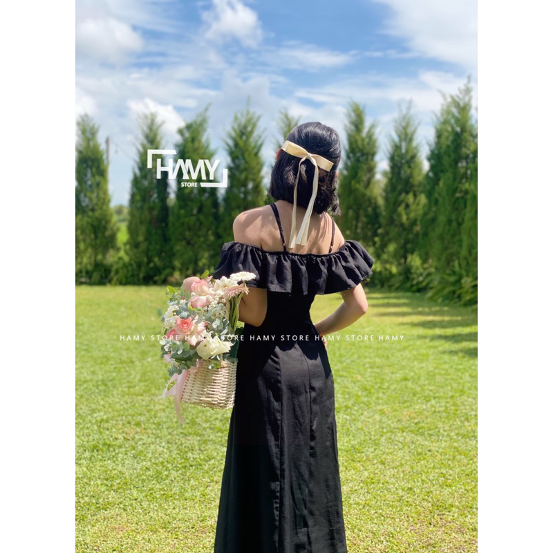 Đầm Dây Hoa Hồng BV