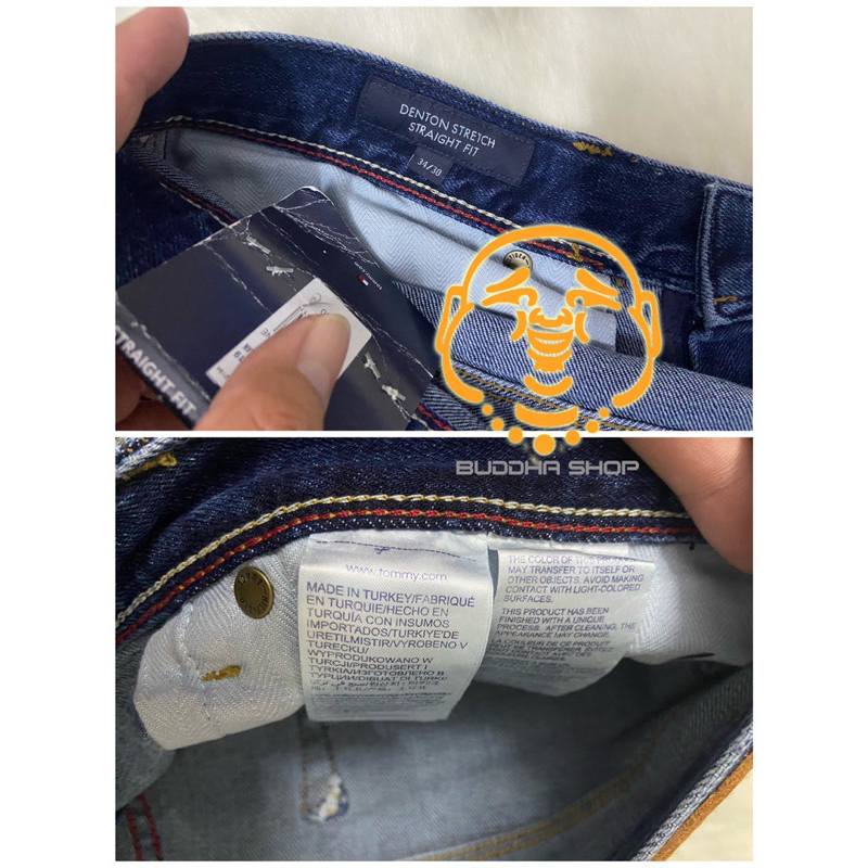 Quần jeans nam Tommy Hilfiger dáng straight