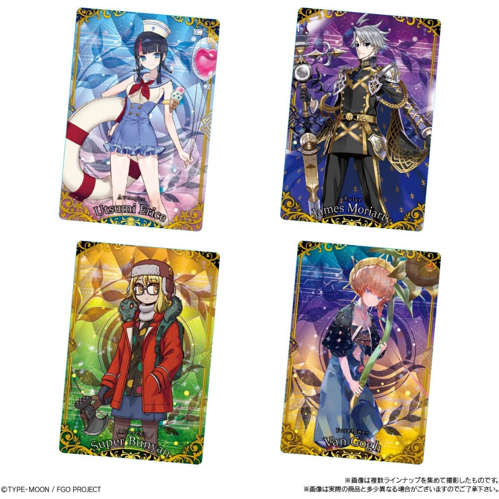 Thẻ bài sưu tập bánh xốp Wafer Fate/Grand Order FGO  chính hãng - Gói mới chưa bóc