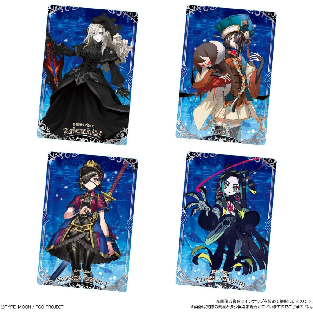 Thẻ bài sưu tập bánh xốp Wafer Fate/Grand Order FGO  chính hãng - Gói mới chưa bóc