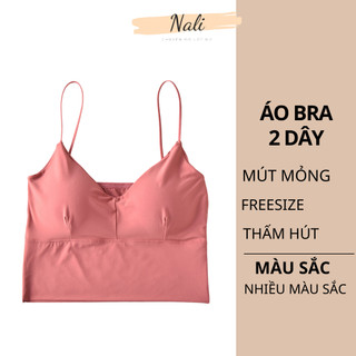 Áo bra dây mảnh sexy, bralette đúc su mút mỏng NL059
