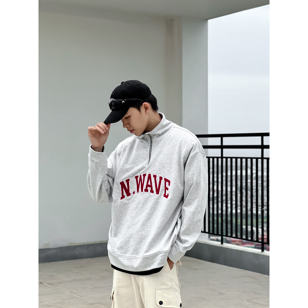 Áo Sweater Nỉ Bông N.WAVE Unisex Nam Nữ | BigBuy360 - bigbuy360.vn