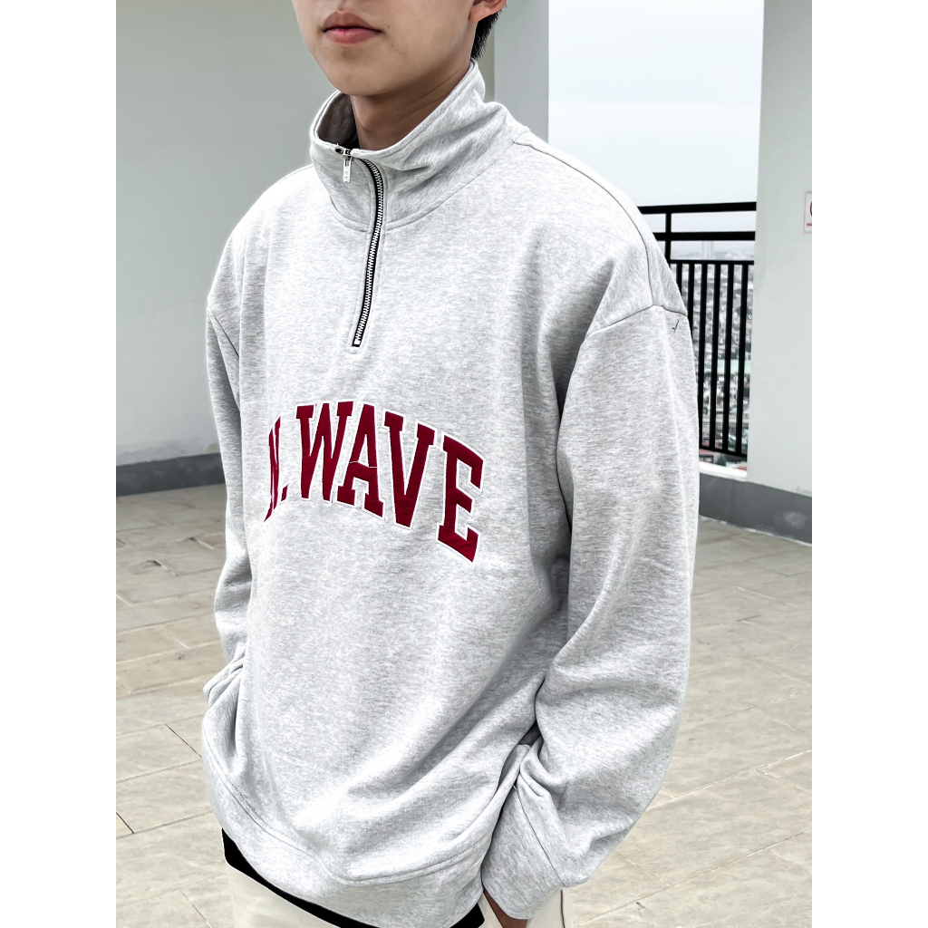 Áo Sweater Nỉ Bông N.WAVE Unisex Nam Nữ | BigBuy360 - bigbuy360.vn