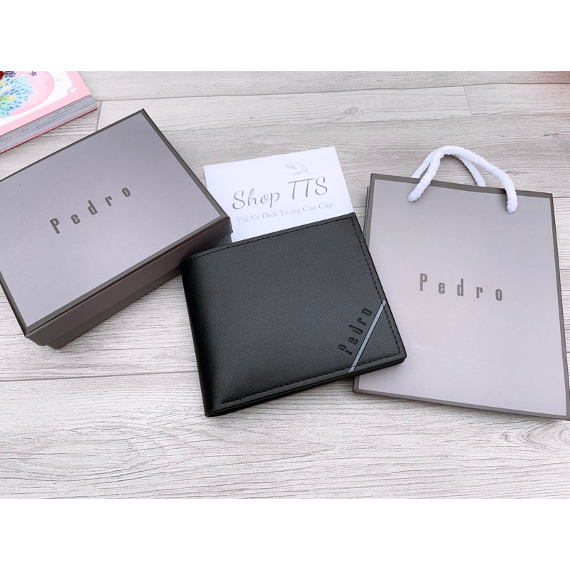 Ví Da Nam PD Cao Cấp Kèm Phụ Kiện Làm Quà tặng Sang Trọng