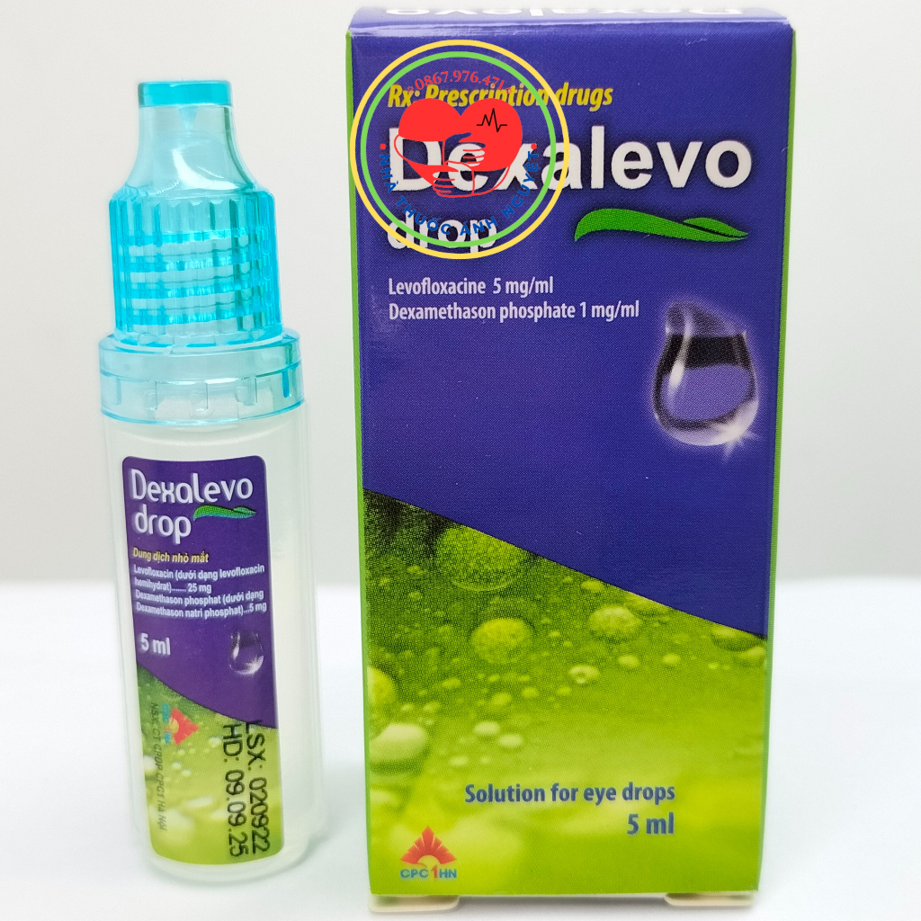 Dung dịch nhỏ mắt Dexalevo drop 5ml