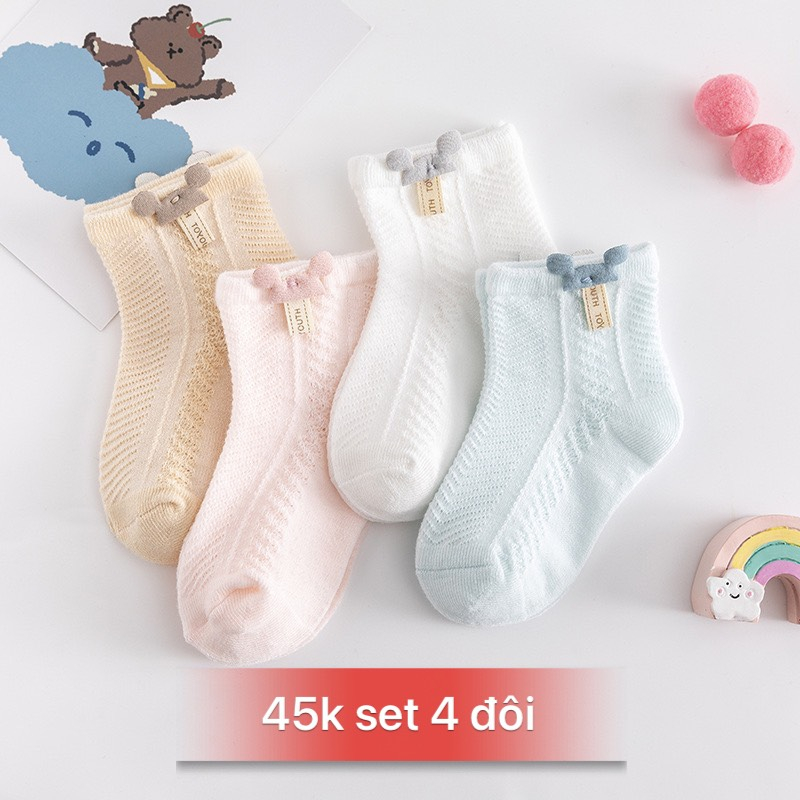 Tất lưới Micky xuất Hàn siêu yêu cho bé