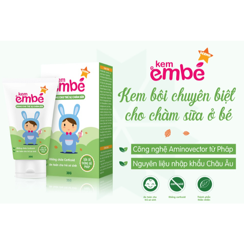 Kem Em Bé Derma - Kem bôi da thảo dược chàm sữa cho bé, làm dịu da sưng, đỏ, ngứa, bong tróc MEDSTAND