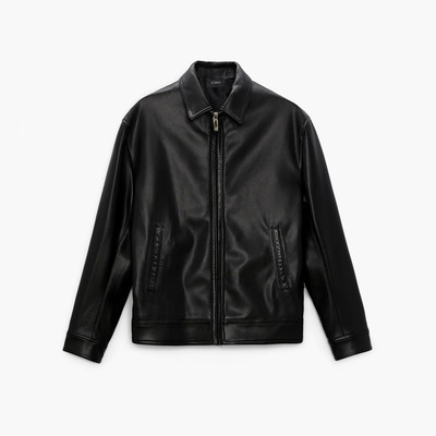 Áo khoác nam ROWAY, chất da PU nhập khẩu cao cấp | jacket đen