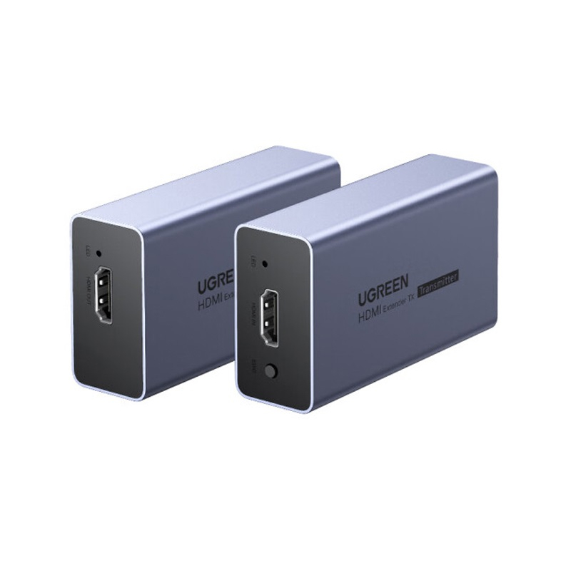 Thiết bị kéo dài tín hiệu HDMI 50m qua cáp Lan cat 5 Cat6 Ugreen 90811EU- Hàng chính hãng