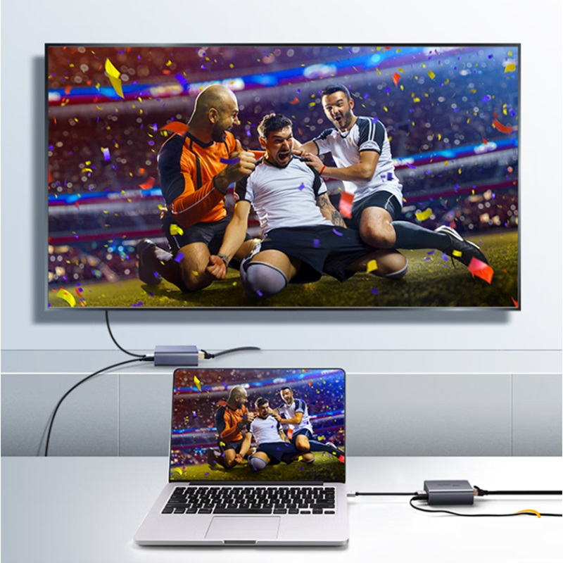 Thiết bị kéo dài tín hiệu HDMI 50m qua cáp Lan cat 5 Cat6 Ugreen 90811EU- Hàng chính hãng