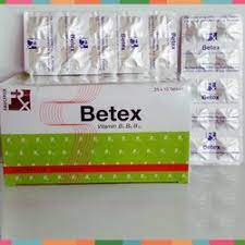 Bổ sung vitamin B1, B6, B12, viem dây than kinh Betex hộp 50 viên