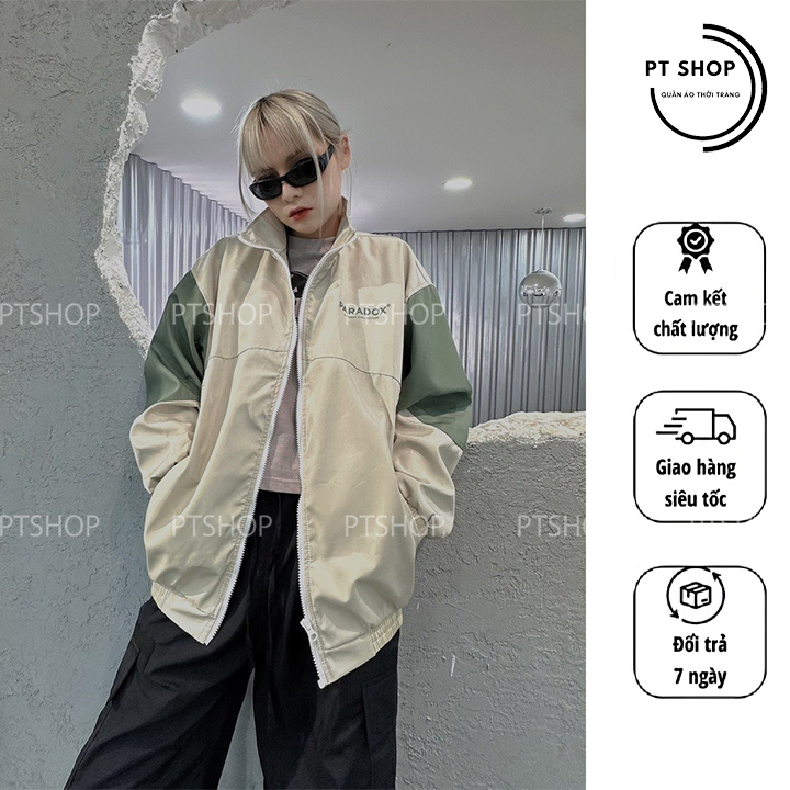 Áo khoác dù, áo khoác gió Paradox - Jolly Jacket phong cách Hàn Quốc dày dặn trẻ trung hót trend