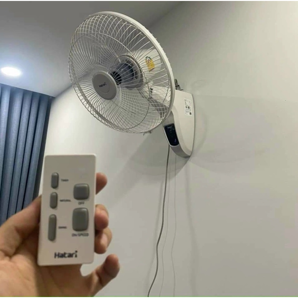 Điều khiển quạt treo tường thay thế mẫu cũ dành cho mẫu HT-W16R6, R4 tặng pin