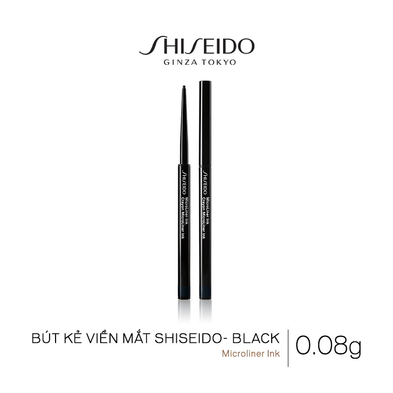 Bút kẻ viền mắt Shiseido Microliner Ink màu 01 - Black 0.08g