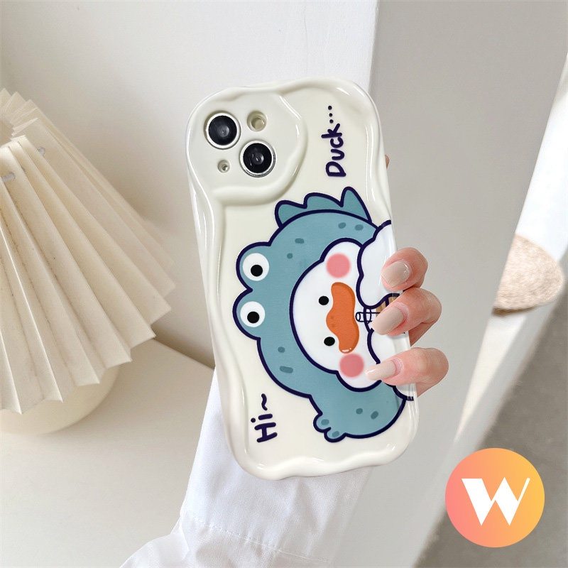 Ốp lưng iphone cạnh sóng nổi Vịt ip 6/6plus/6s/6splus/7/7plus/8/8plus/x/xs/11/12/13/14/pro/max/promax/plus sk1063