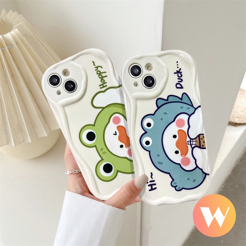 Ốp lưng iphone cạnh sóng nổi Vịt ip 6/6plus/6s/6splus/7/7plus/8/8plus/x/xs/11/12/13/14/pro/max/promax/plus sk1063
