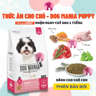 [400g] THỨC ĂN CHO CHÓ CON DOG MANIA PREMIUM PUPPY (NK Hàn Quốc) (hạt cho chó, cám chó 🐶, thức ăn cho cún con,...)