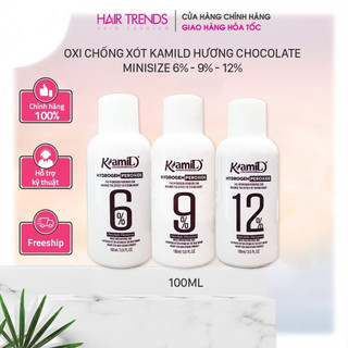 (CHÍNH HÃNG) Oxi nhuộm (trợ nhuộm) chống xót KAMI- hương socola (lọ nhỏ 100ml)