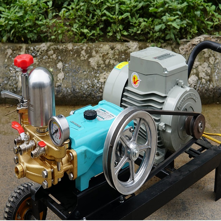 Máy Rửa Xe Dây Đai 3Hp Jingde JD 525 Pitton Sứ - Bảo Hành 12 Tháng - Lỗi 1 Đổi 1
