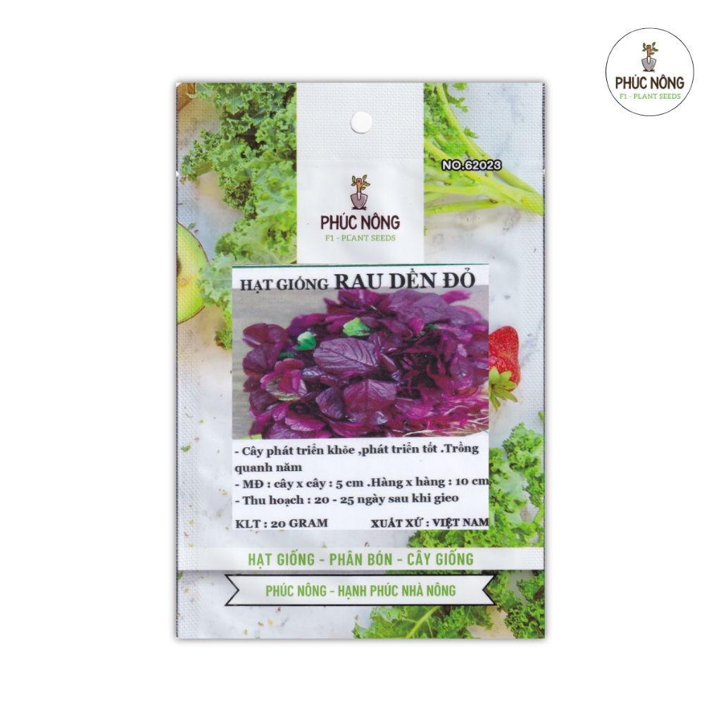 20gr - (Hỏa tốc) Hạt giống Rau Dền Đỏ