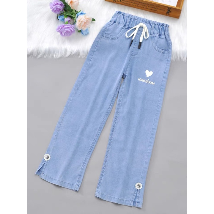 Quần JEAN bé gái mẫu mới 2023 - Size cho bé từ 18kg - 55kg Thời Trang Trẻ Em Cao Cấp