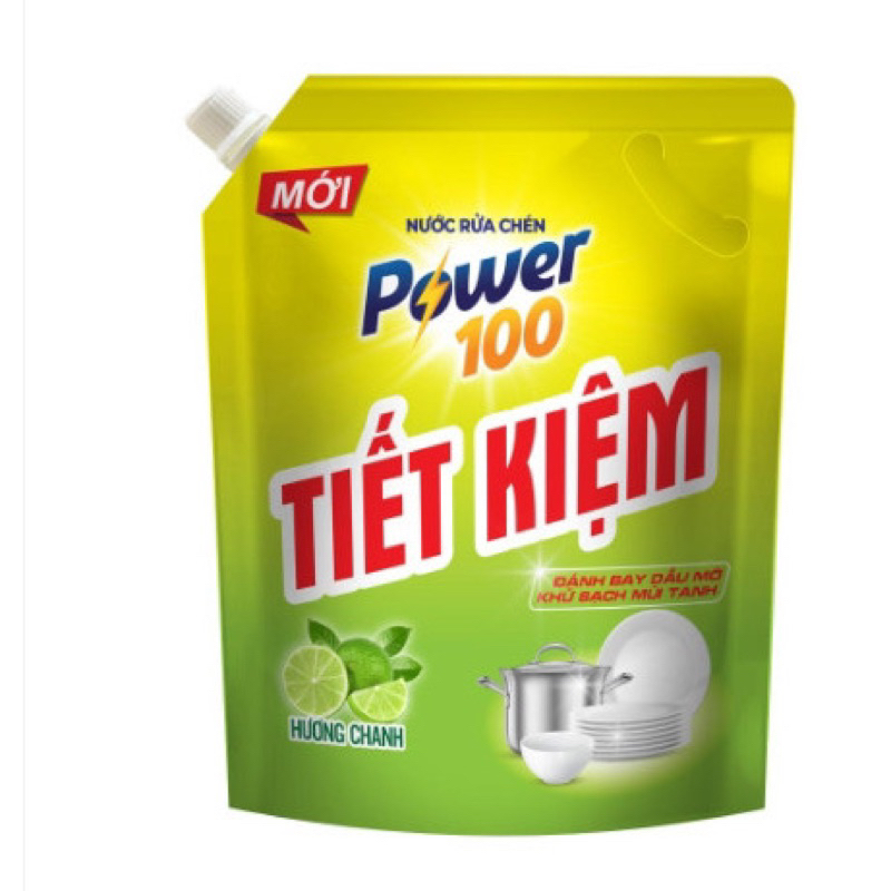 NƯỚC RỬA CHÉN POWER100 TÚI 3,5KG